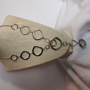 Chicos brand silver toned necklace